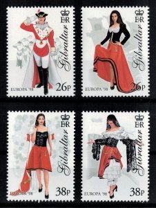 GIBRALTAR 1994 /1998 - complete sets MNH (12 scans)