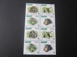 Zambia 1997 Sc 1466 pair Block set MNH