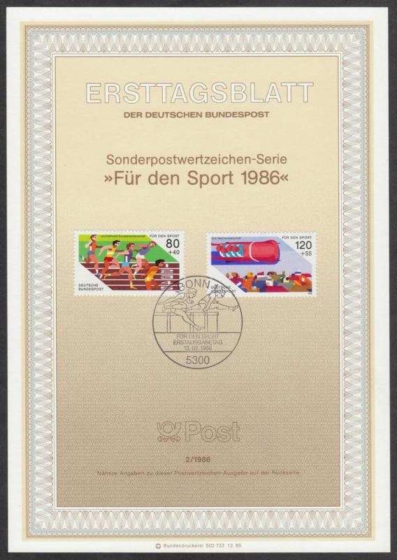 Germany 1986 ETB Sports Promotion Running Bobsleigh