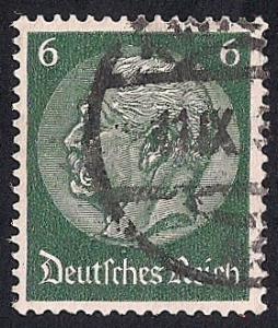 Germany #419 6pf President Paul Von Hindenburg used F-VF