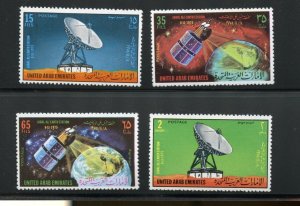 UNITED ARAB EMIRATES SCOTT #47/50 SATELLITE MINT NEVER HINGED