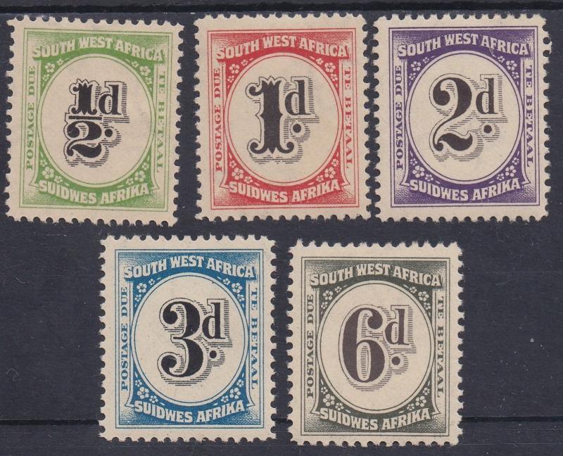 SOUTH WEST AFRICA 1931 POSTAGE DUE SET 