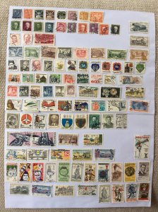 Czechoslovakia 100+ stamps - Lot B
