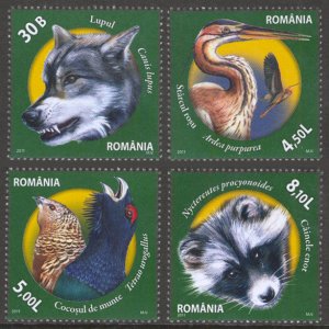 Romania 2011 Scott #5281-5284 Mint Never Hinged