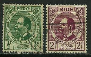 Ireland # 124-5, Used. CV $ 2.00