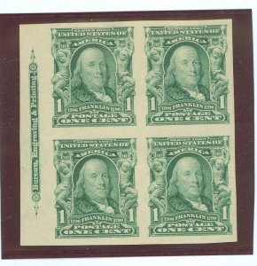 United States #314 Unused Multiple