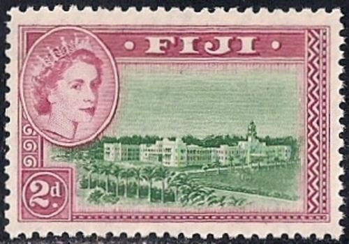 Fiji #150  2p Bananas for Export, mint OG NH VF