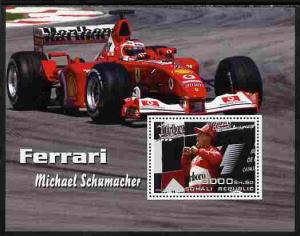 Somalia 2003 Ferrari Cars - Michael Schumacher #1 perf m/...