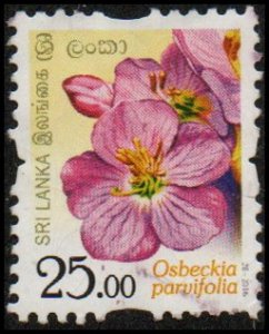 Sri Lanka 2045 - Used - 25k Small-leaf Osbeckia (2016) (cv $0.55)