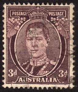 1941, Australia 3p Used, Sc 183A