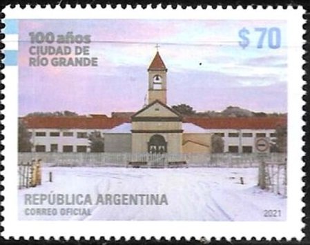 Argentina 2021 MNH Stamps Scott 2942 Salesians Mission Church 100 Years of Town