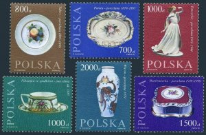 Poland 2989-2994,MNH.Mi 3288-3293. Cmielow Porcelain Works,bicentennial,1990.