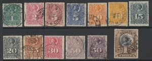 Chile, Scott 25-36, 29a, used