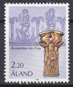 Finland-Aland Isls.  15 MNH 1986 2.20m Bronze Staff