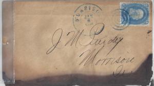  U.S. 92 Used VF ON COVER (93017f) 