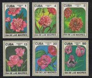 Caribic Flowers Mothers' Day 6v 1985 MNH SG#3099-3104