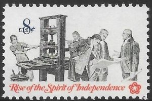 1476 8¢ Spirit of Independence Printer Patriots, Mint NH OG  VF