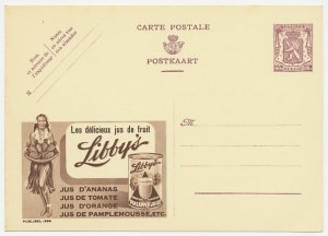 Publibel - Postal stationery Belgium 1948 Pineapple Juice - Hawaiian