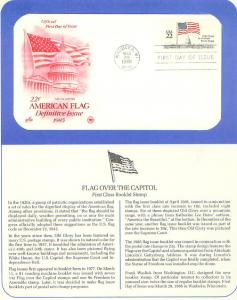 Flag over the Capitol, US , FDC's (USHFDC2116)