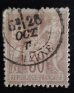 France 73, Peace and Commerce, 1876, Cat. value $8.25
