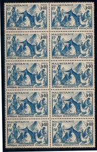 [HIP4734] Maurtania 1939-46 good stamps very fine MNH (10x)