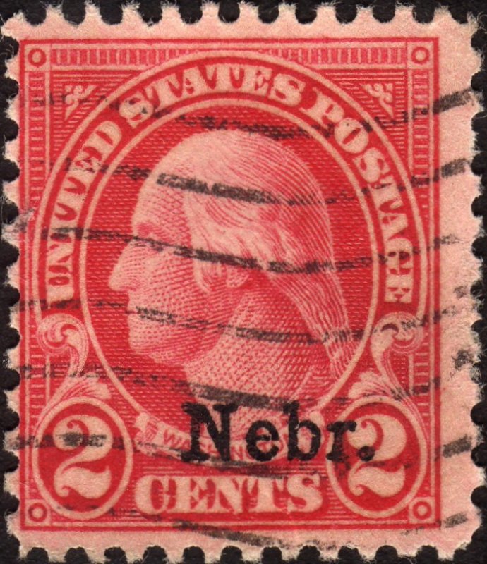 1929, US 2c, George Washington, Used, Sc 671