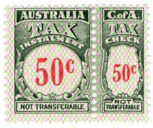 (I.B) Australia Revenue : Tax Instalment 50c