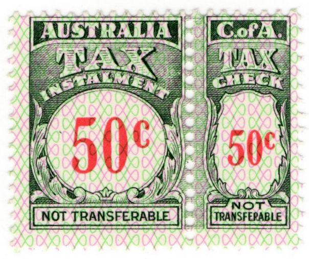 (I.B) Australia Revenue : Tax Instalment 50c