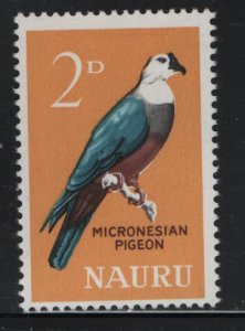NAURU 49, HINGED,  1963-65 Bird