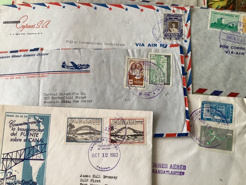 Panama collection of 13 postal items  Ref A836