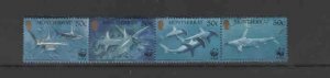 MONTSERRAT #998  1995  WWF    MINT  VF NH  O.G  S/4  a