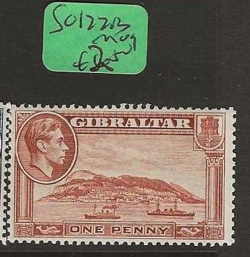 GIBRALTAR  SG122B     KGVI  1D     MOG       P0710A H