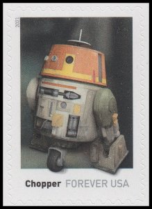 US 5582 Star Wars Droids Chopper F single MNH 2021