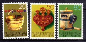 Liechtenstein 1980 Old Alpine Farm Tools Complete Mint MNH Set SC 687-689