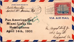 FFC 1931 - Pam American Day - Tampa, Fl to Richmond, VA - F56098