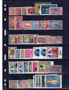 Africa 49 Different Stamps Mint Hinged and Used