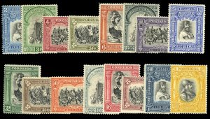 Portugal #437-452 Cat$99, 1928 Third Independence Issue, complete set, hinged...