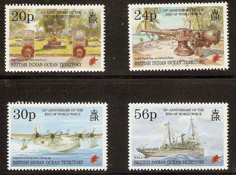 BRITISH INDIAN OCEAN TERRITORY commeratives collection