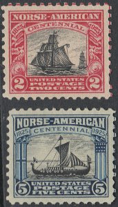 U.S. 620-621 VF M (81719)