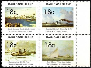 1972 Canada Kaulbach Island Local Post 18 Cents Famous Canadian Paintings