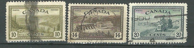 C  #269, 270, 271   -2   used  1946 PD