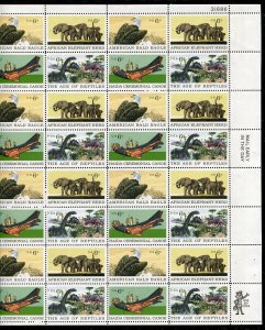 1387-1390 Natural History Sheet of 32 6¢ Stamps MNH 1970