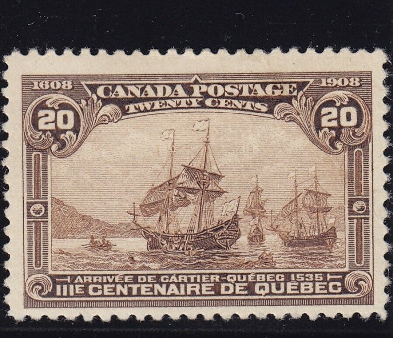 Canada Scott # 103 VF mint lightly hinged nice color scv $ 250 ! see pic !