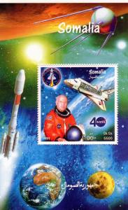 Somalia 1999 SPACE John Glenn Halley's Comet s/s Perforated mnh.vf