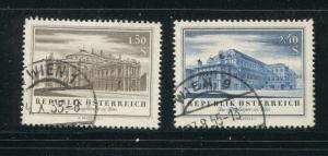 Austria #606-7 used