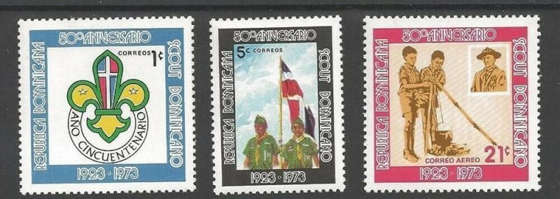 1973 Dominican Republic Boy Scouts 50th anniversary