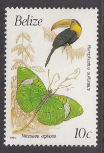 Belize 933a Butterfly Bird MNH VF