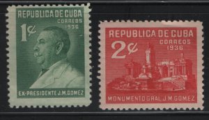 CUBA  322-323    MNH  SET