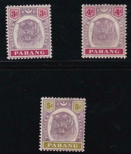 Malaya - Pahang 1895-99 SC 14-15 MLH 