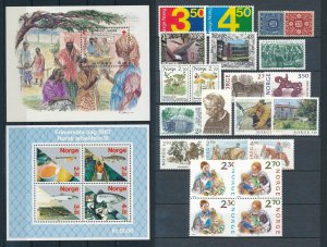 Norway 1987 Complete MNH Year Set  as shown at the image.